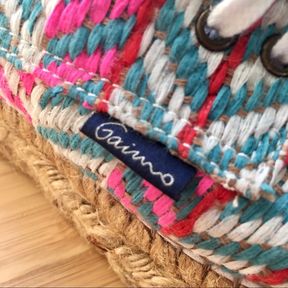 Gaimo Woven Platform Espadrilles - Multi (35/5) - Picture 10 of 10